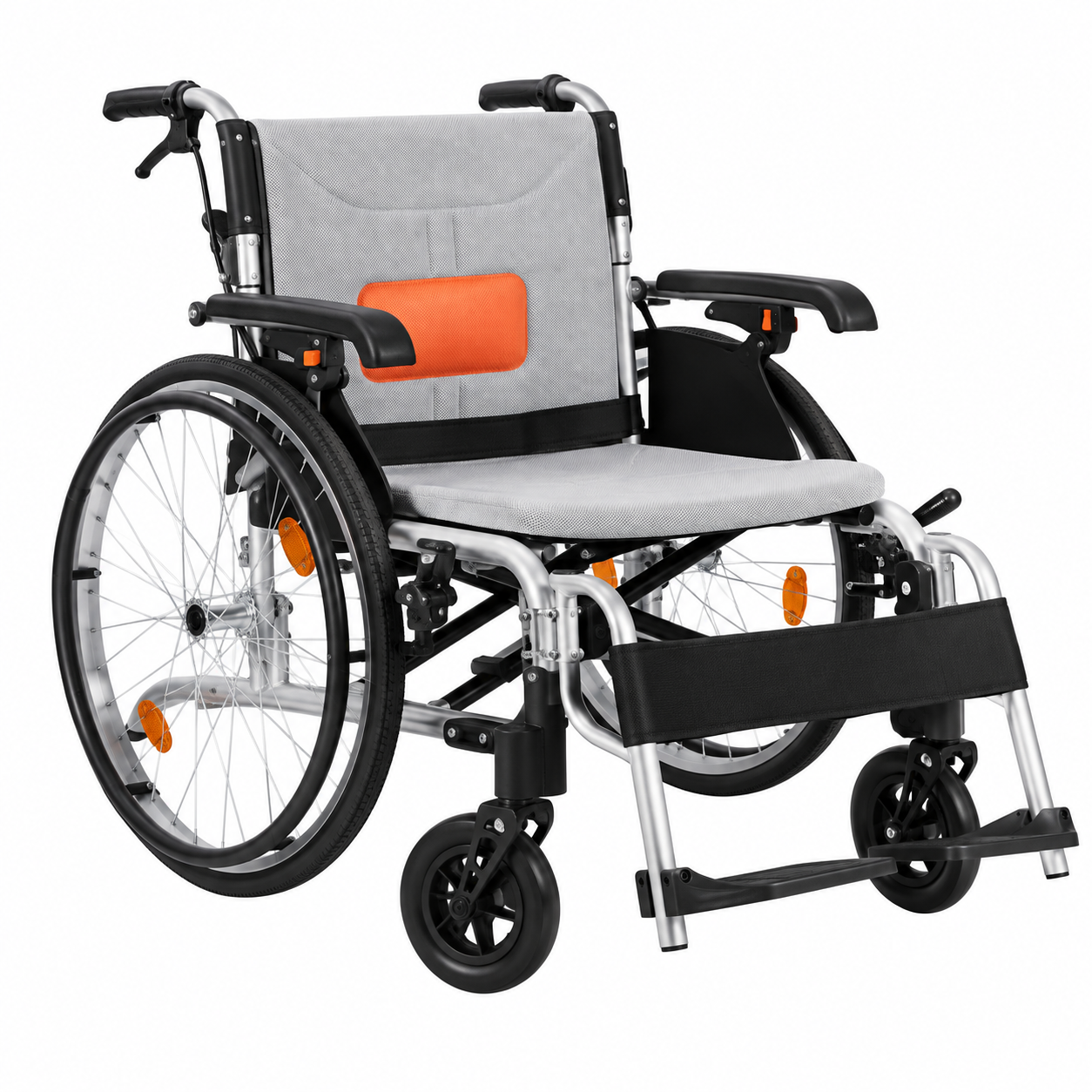 690 Multifunction Manual Wheelchair with Aluminum Alloy Main Frame
