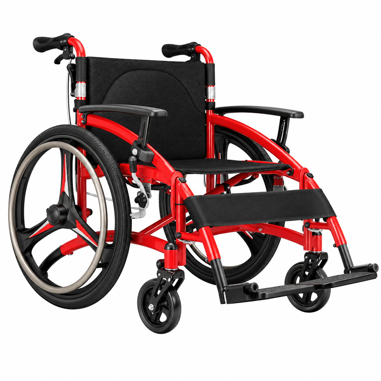 6700J Multifunction Manual Wheelchair with Aluminum Alloy Main Frame