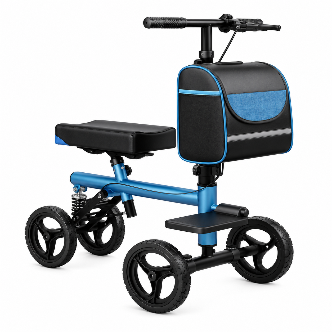 931A Four-Wheel Mobility Walker with Adjustable Seat